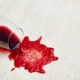 Limpiar manchas de vino tinto